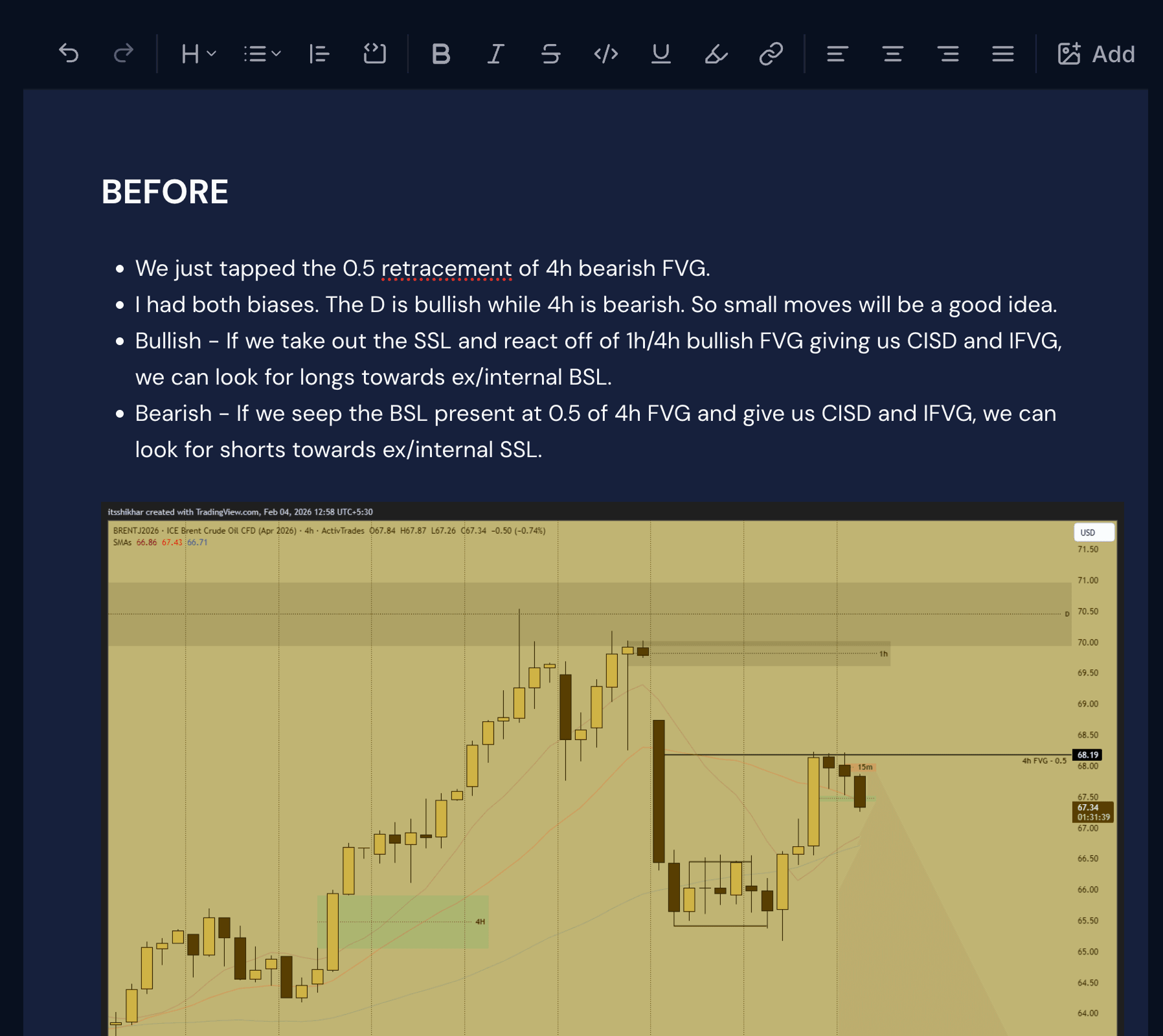 Understand the why behind every trade.